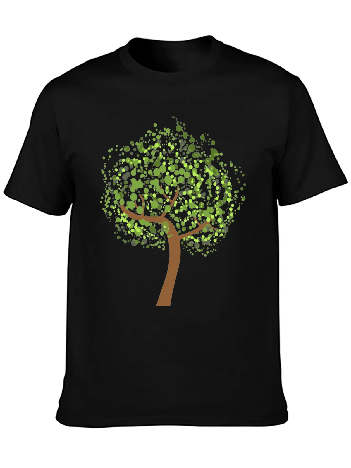 Nature Tree Graphic Black Tee product image 3