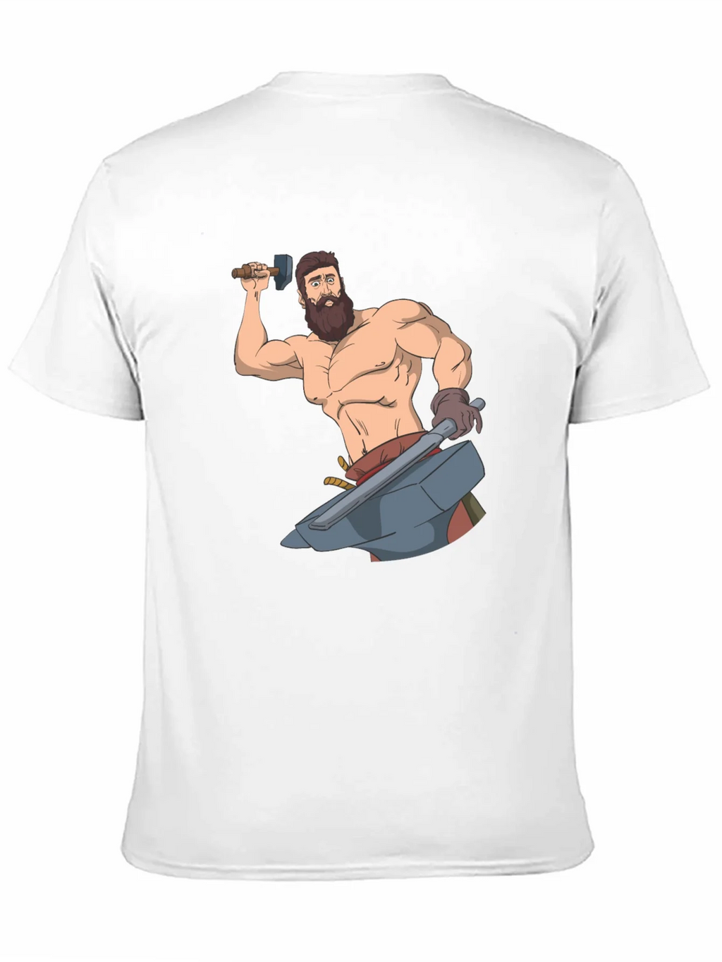Blacksmith Cartoon Graphic T-Shirt product image 10