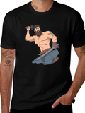 Blacksmith Cartoon Graphic T-Shirt product image 1