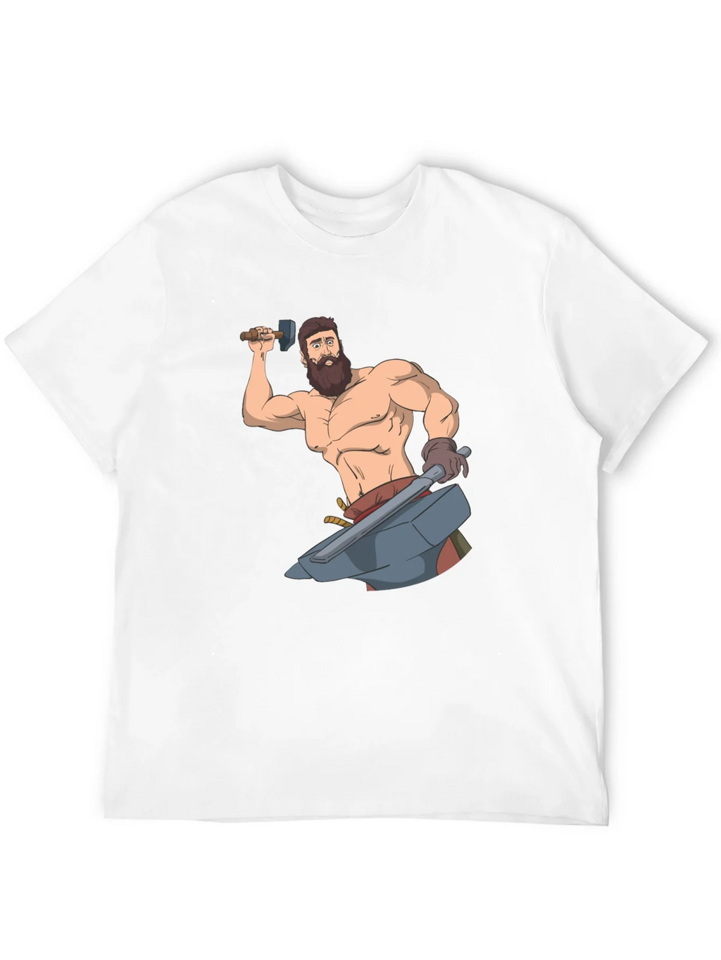 Blacksmith Cartoon Graphic T-Shirt product image 11
