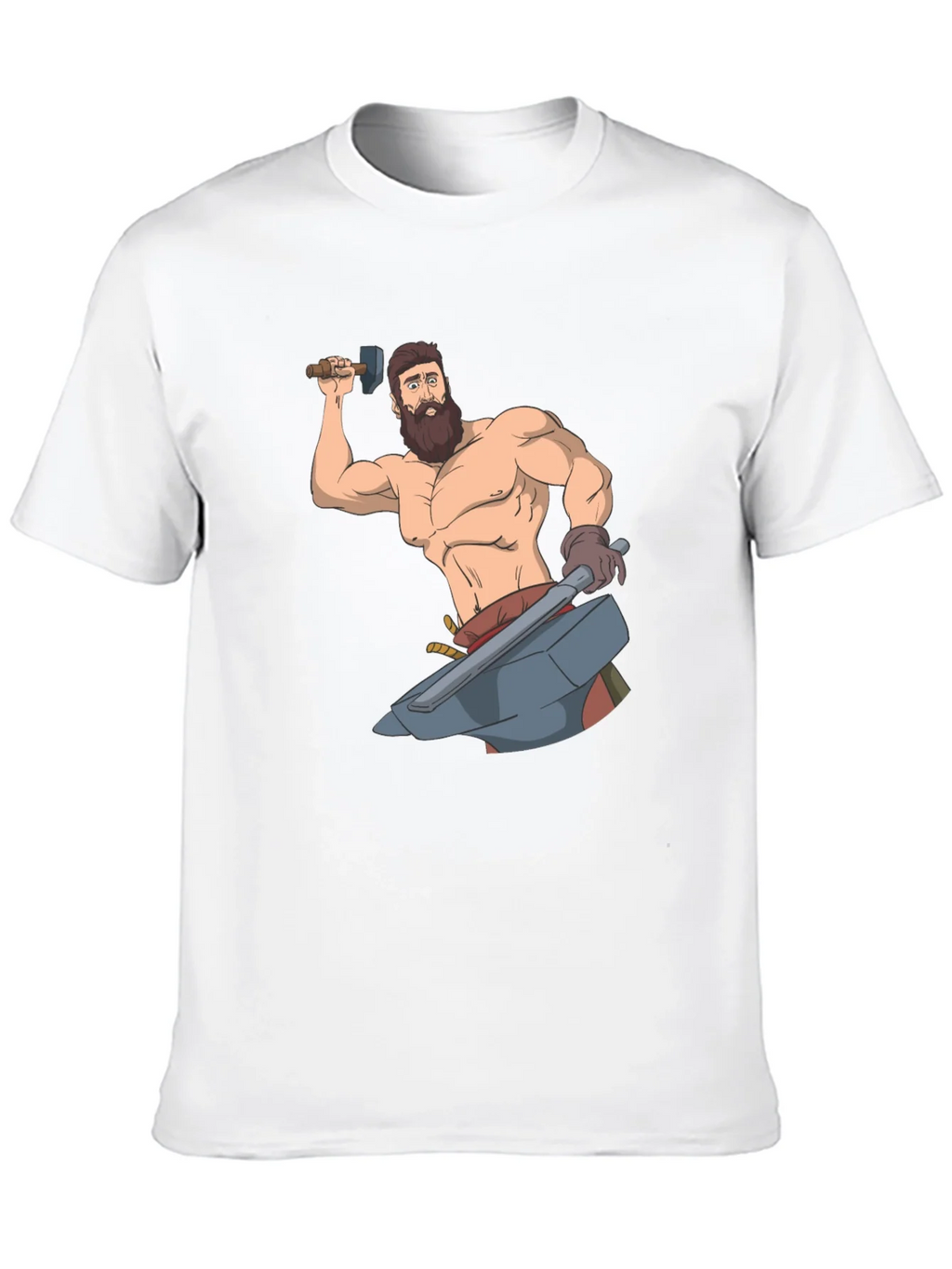 Blacksmith Cartoon Graphic T-Shirt product image 9