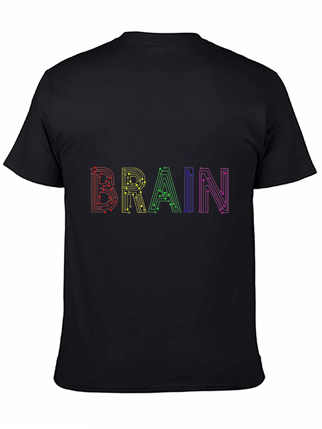 Circuit Brain T-Shirt - Black product image 4
