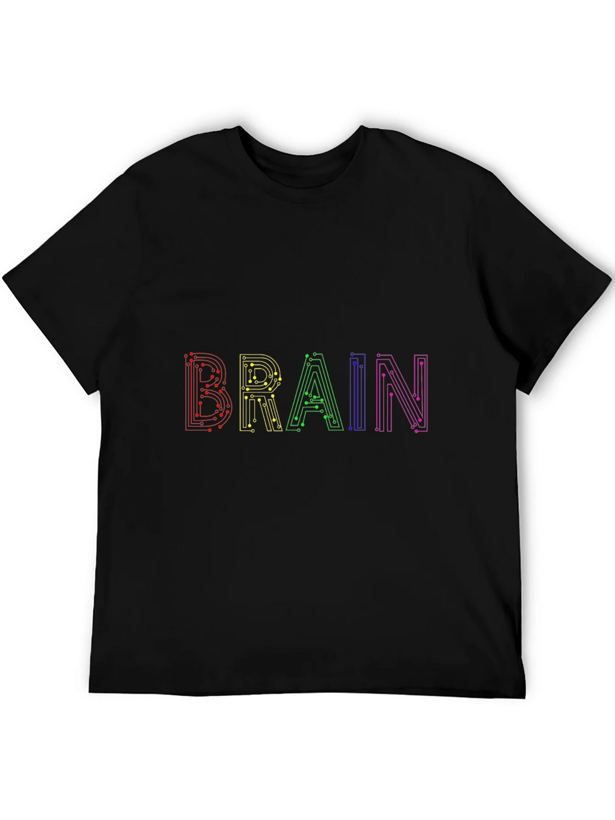 Circuit Brain T-Shirt - Black product image 5
