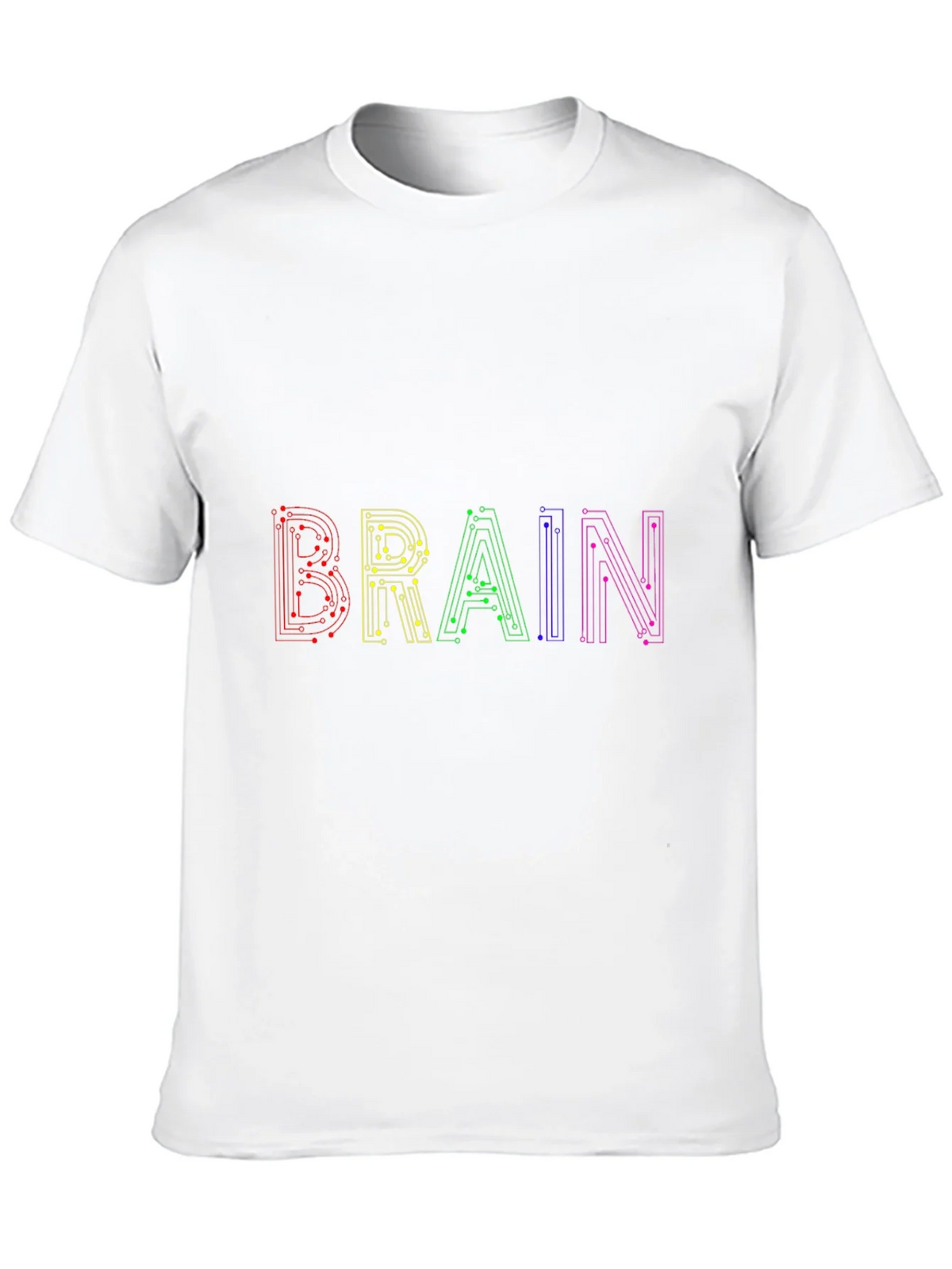 Circuit Brain T-Shirt - Black product image 9