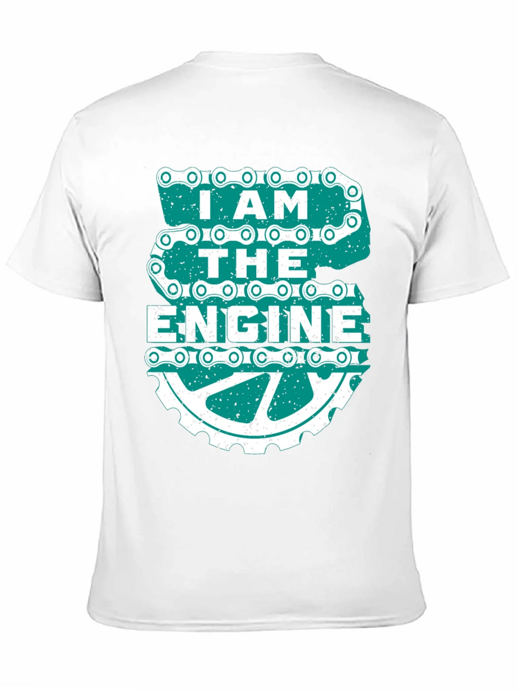 I AM THE ENGINE Graphic Tee - Black Cotton Blend product image 10