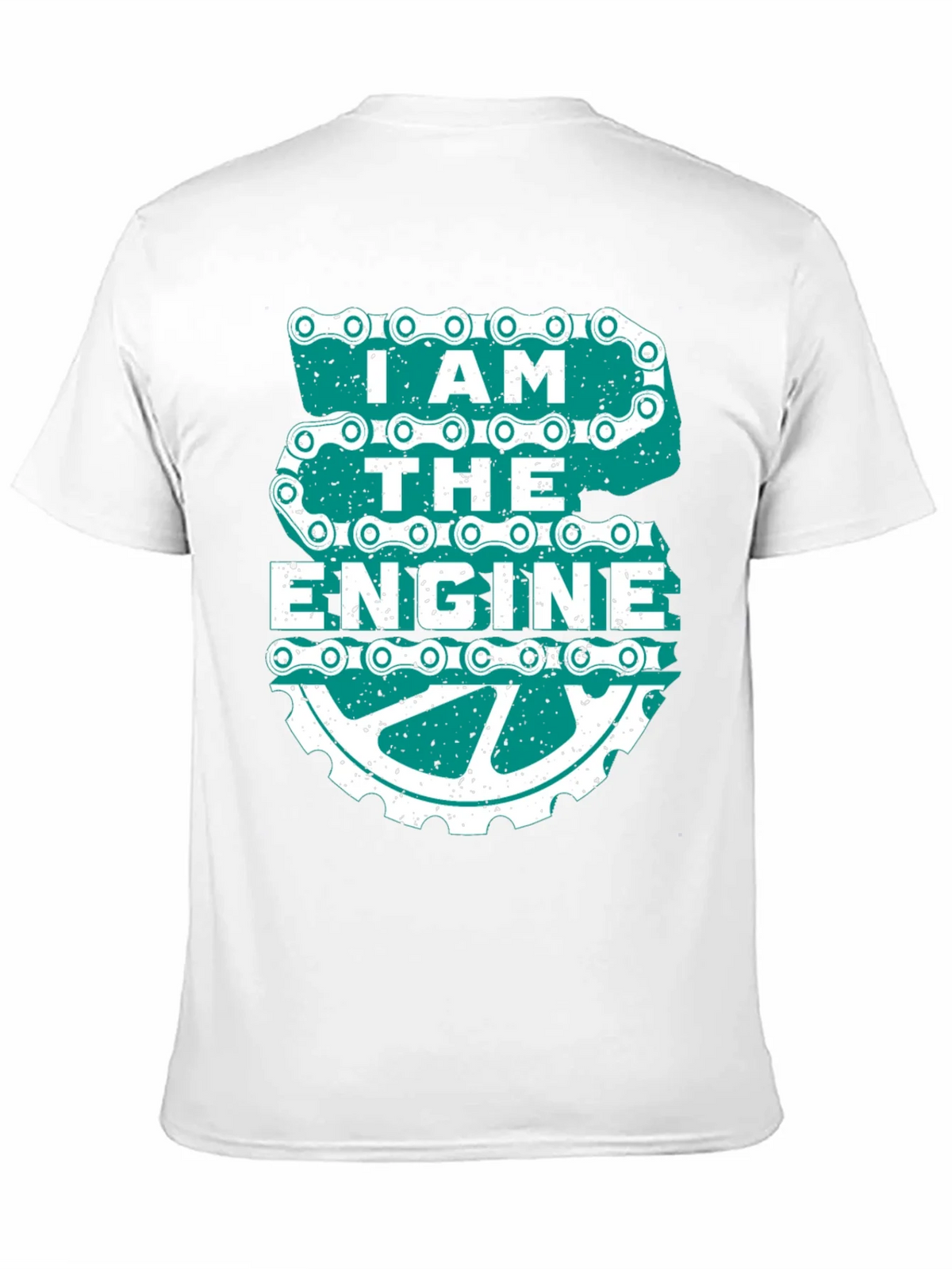 I AM THE ENGINE Graphic Tee - Black Cotton Blend product image 10