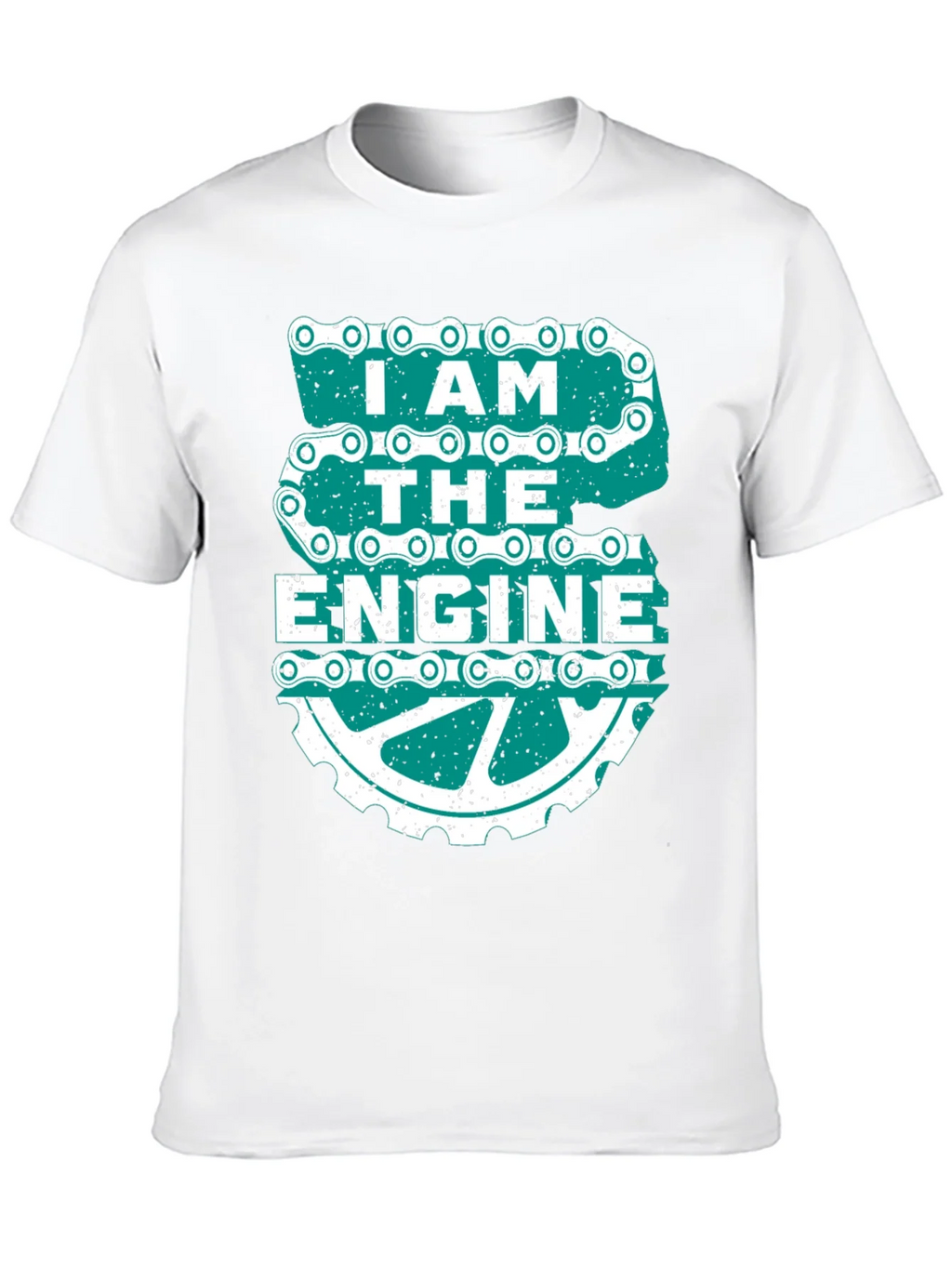 I AM THE ENGINE Graphic Tee - Black Cotton Blend product image 9