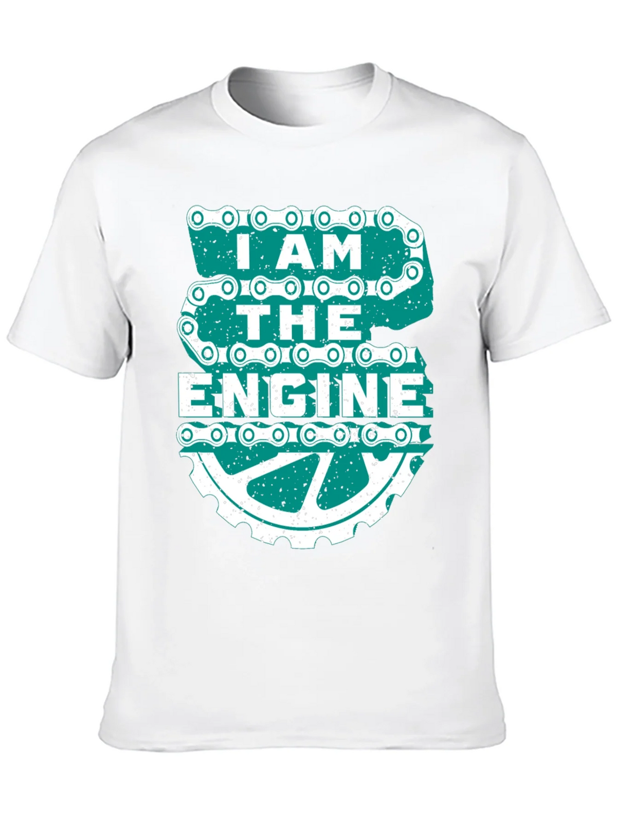 I AM THE ENGINE Graphic Tee - Black Cotton Blend product image 9
