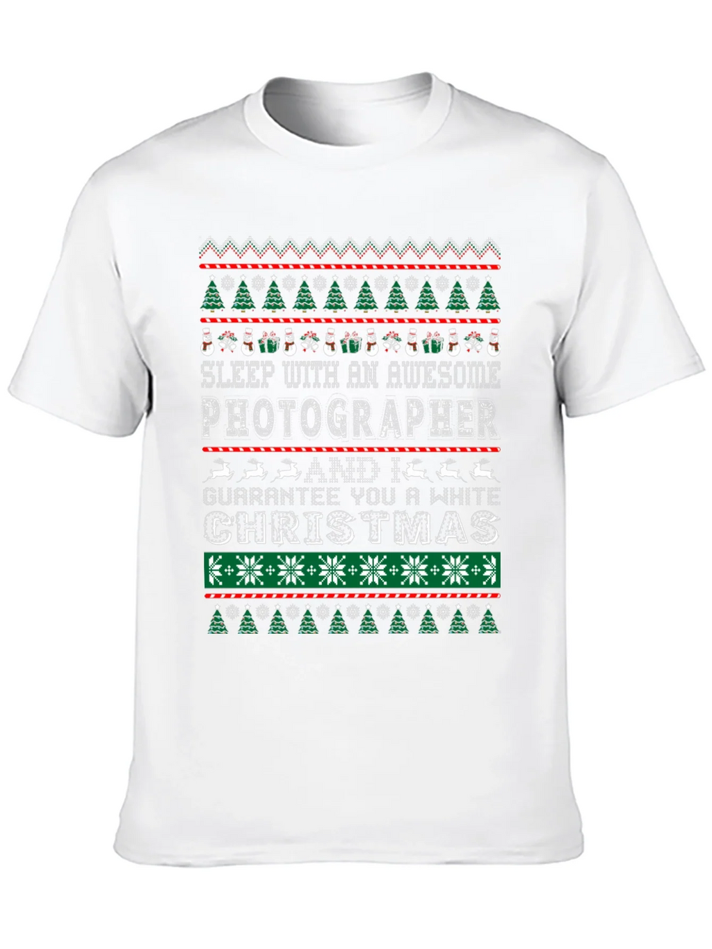 Awesome Photographer Ugly Christmas Sweater T-Shirt product image 9