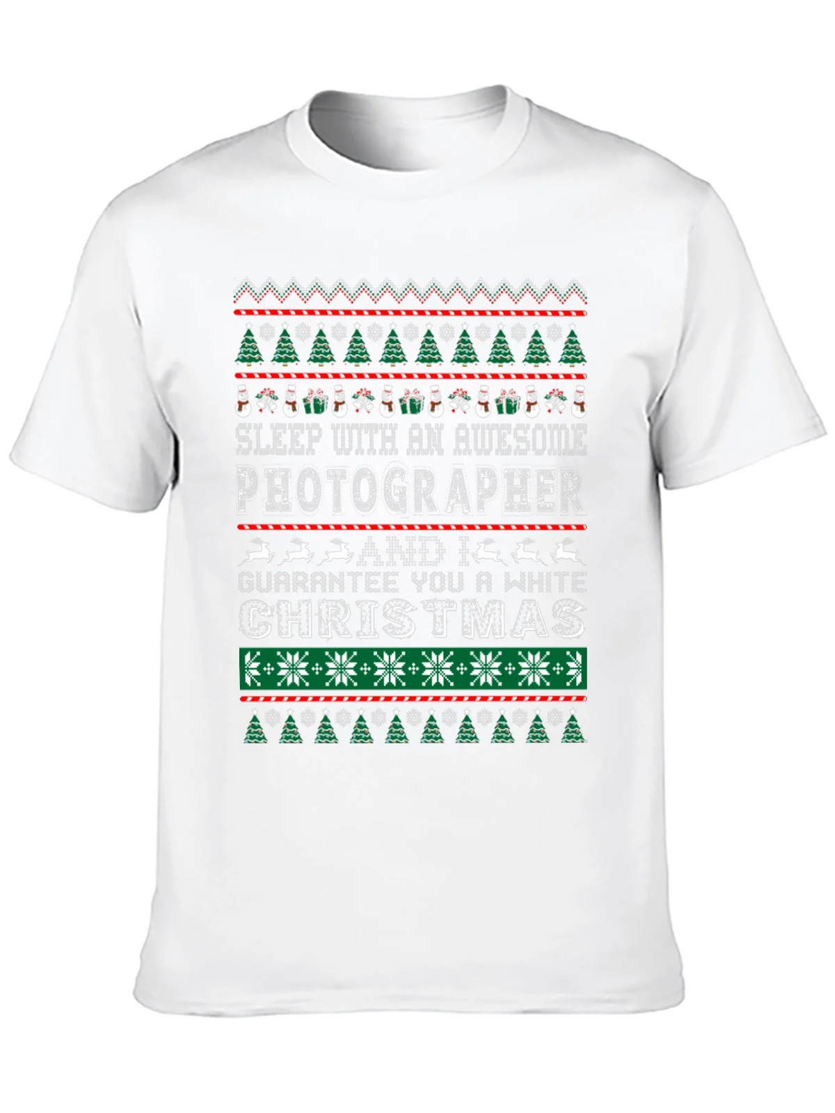 Awesome Photographer Ugly Christmas Sweater T-Shirt product image 9