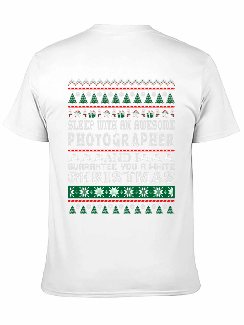 Awesome Photographer Ugly Christmas Sweater T-Shirt product image 10