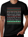 Awesome Photographer Ugly Christmas Sweater T-Shirt product image 1