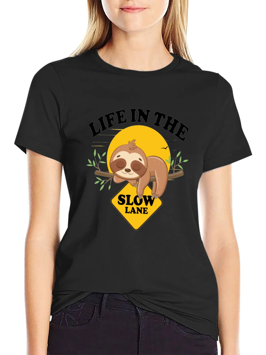 Slow Lane Sloth Graphic Tee product image 2
