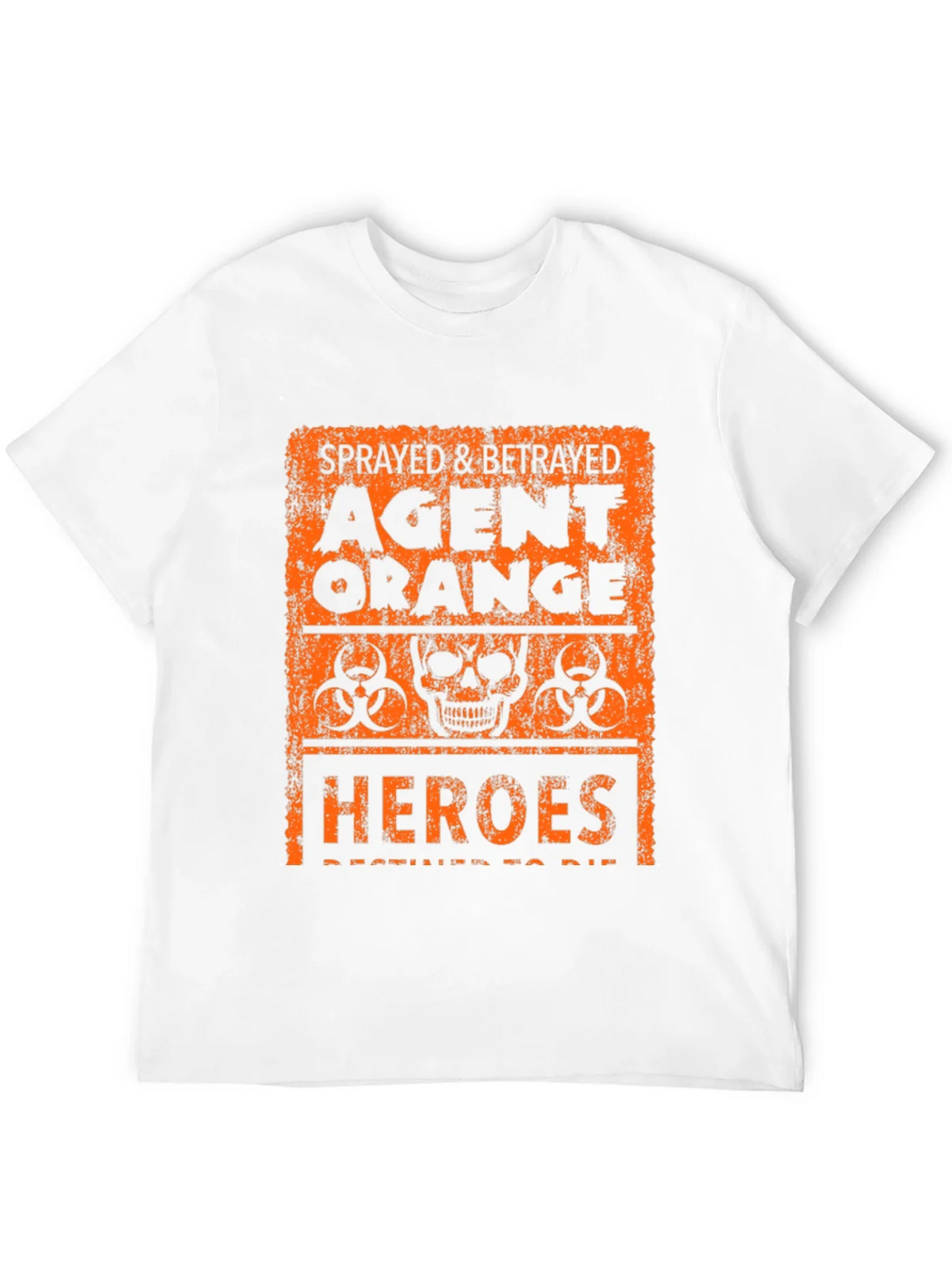 Agent Orange Graphic T-Shirt - Sprayed & Betrayed Heroes Tee product image 11