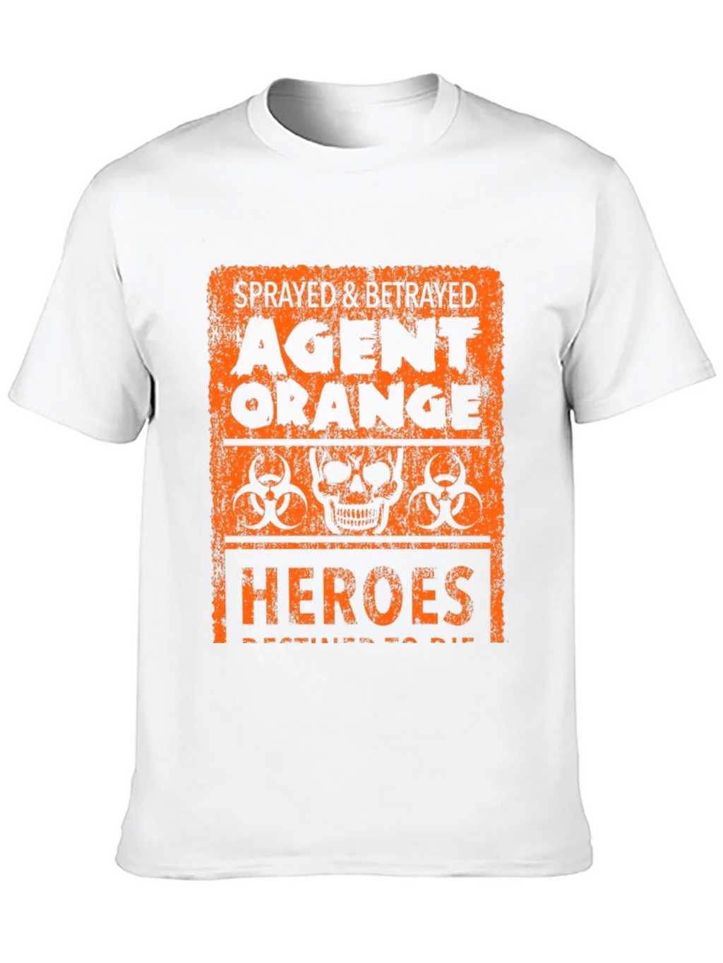Agent Orange Graphic T-Shirt - Sprayed & Betrayed Heroes Tee product image 9