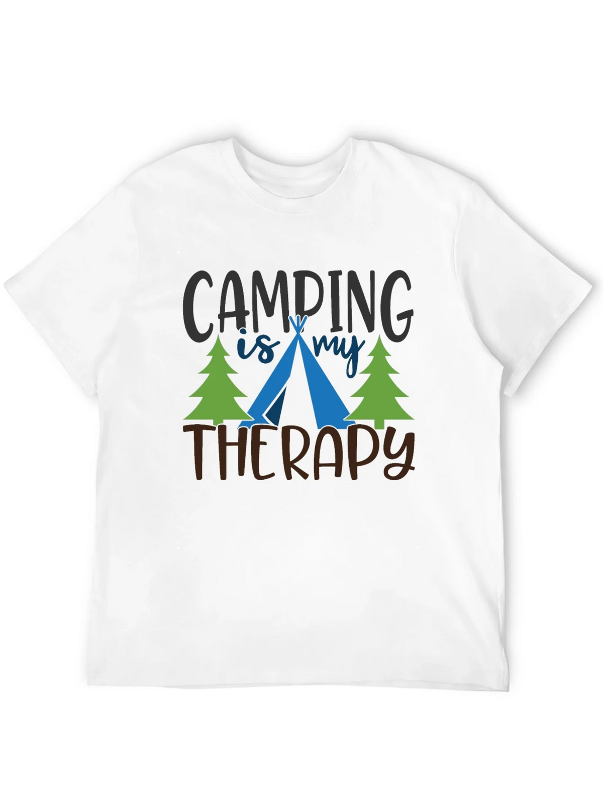 Camping Is My Therapy Graphic T-Shirt product image 11