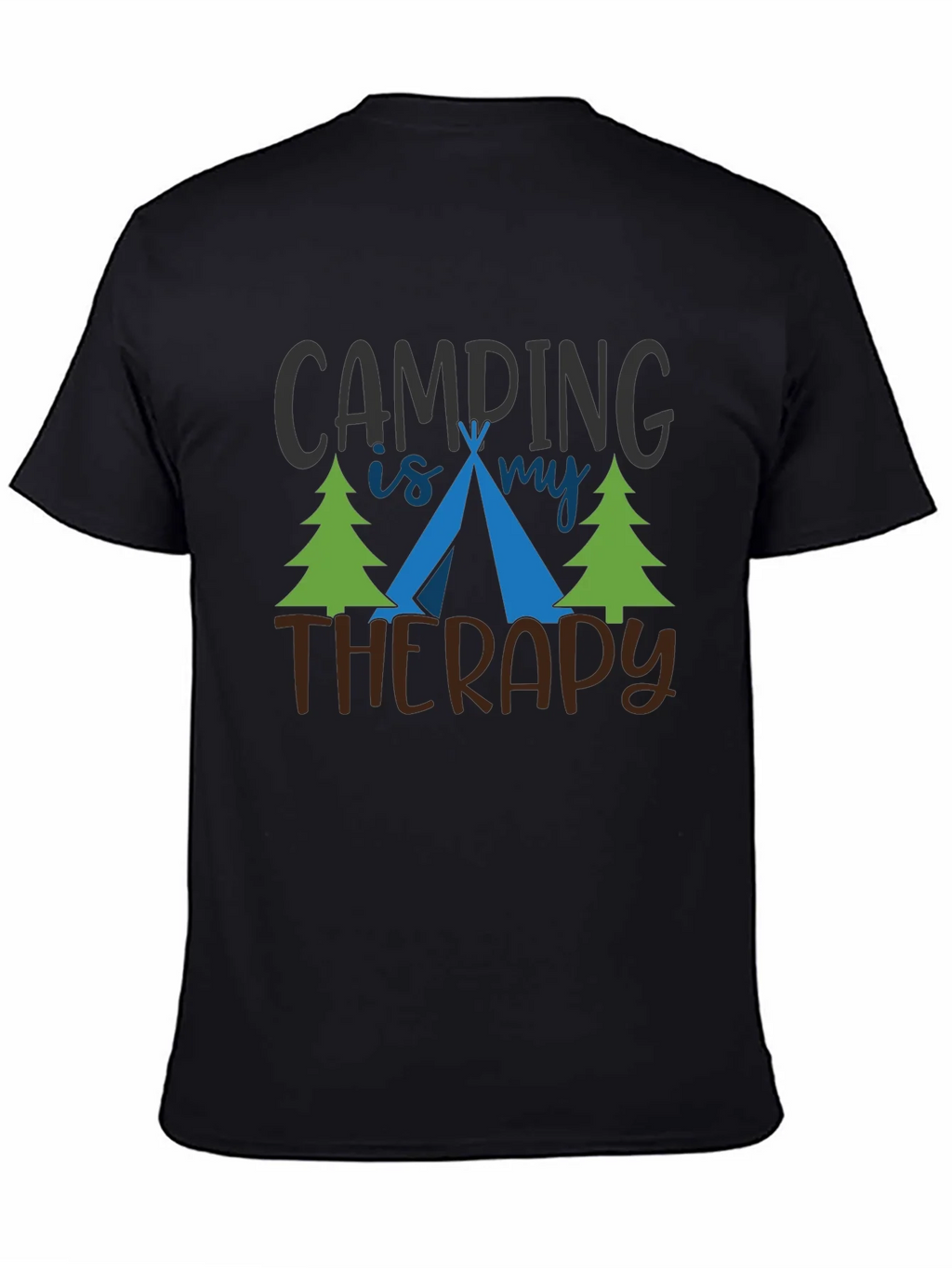 Camping Is My Therapy Graphic T-Shirt product image 4
