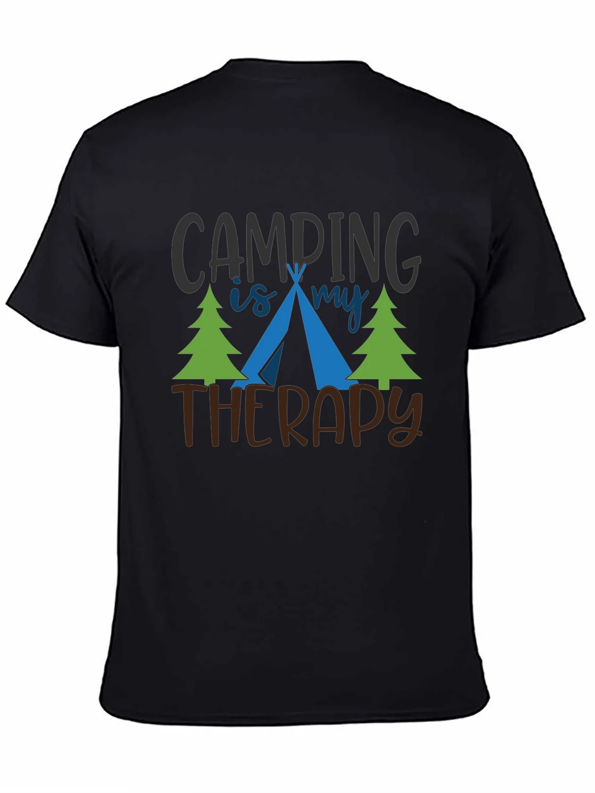 Camping Is My Therapy Graphic T-Shirt product image 4