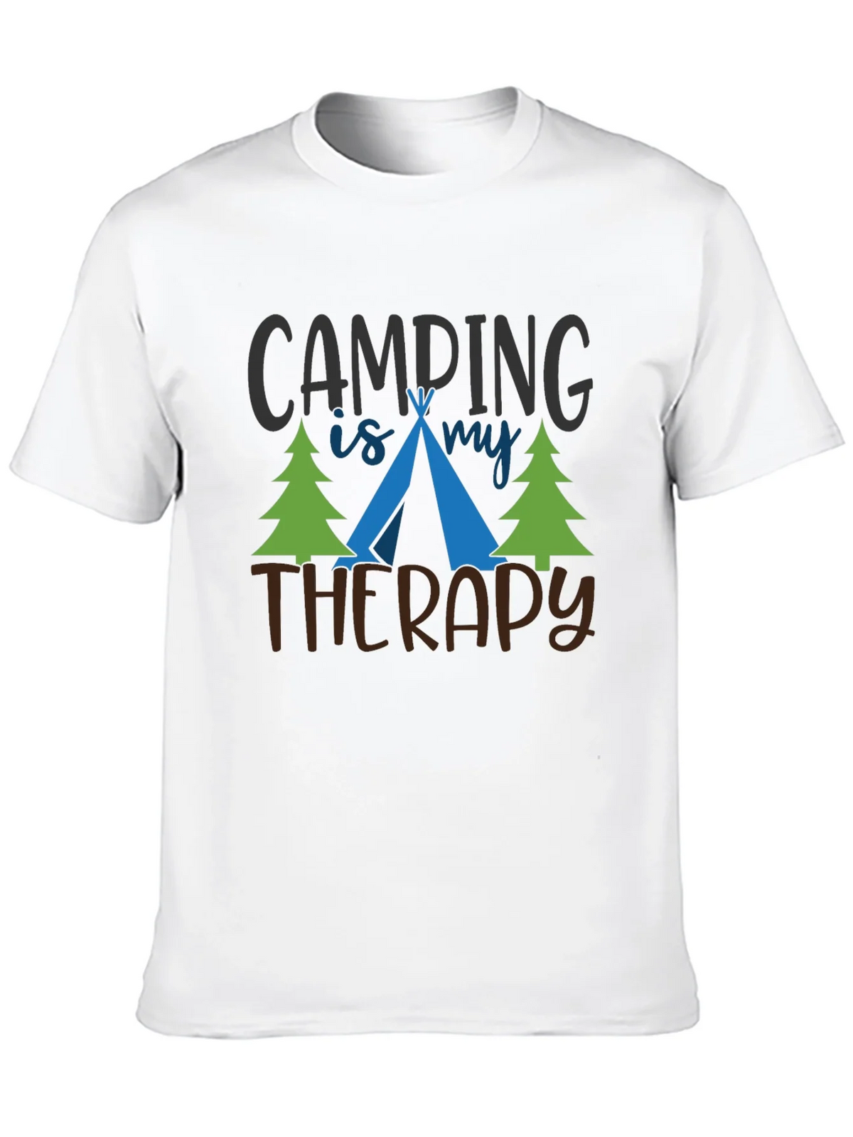 Camping Is My Therapy Graphic T-Shirt product image 9