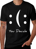 You Decide Graphic T-Shirt - Black Casual Tee product image 1