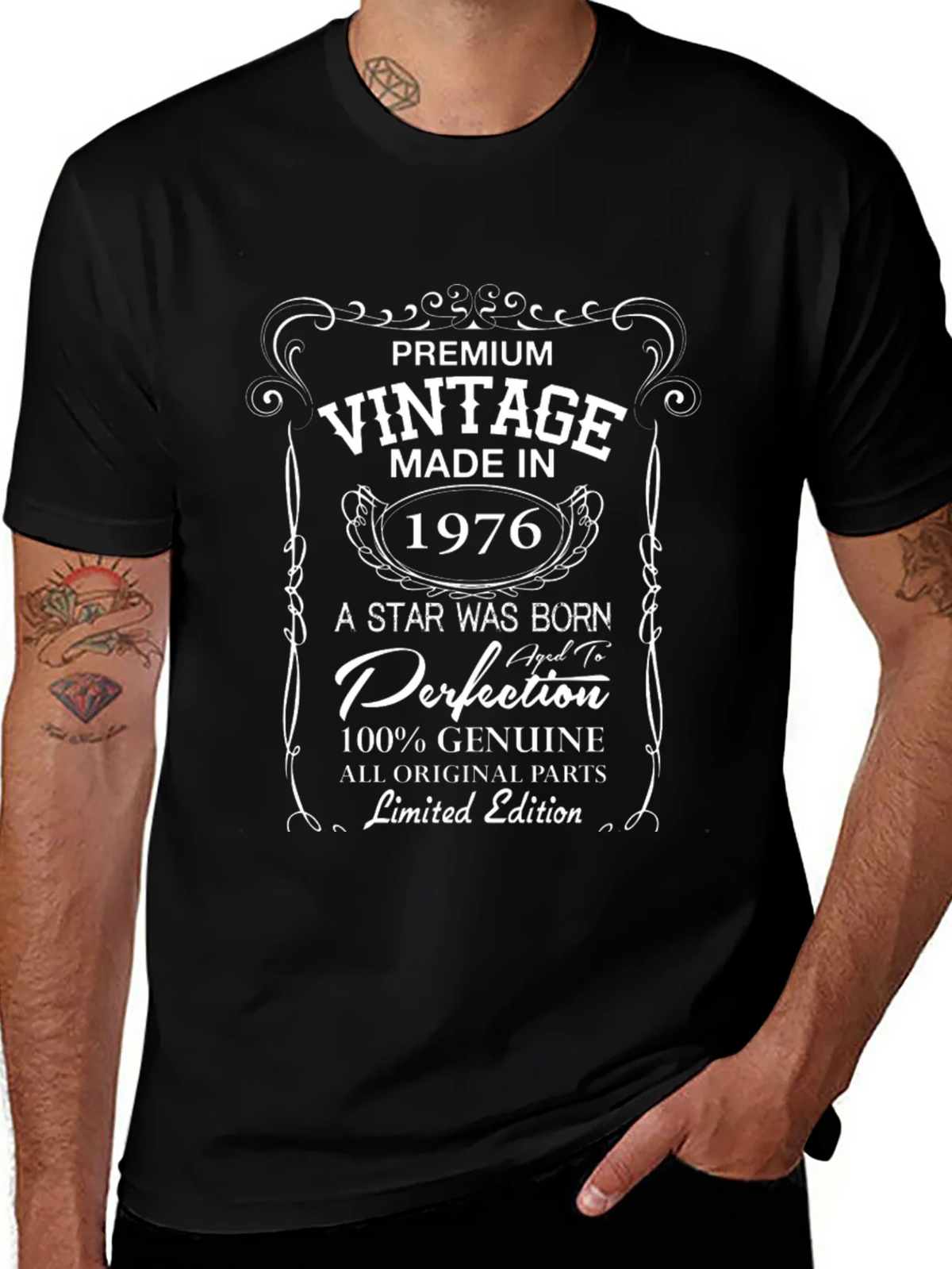 Vintage 1976 Birthday T-Shirt - Premium Limited Edition product image 1