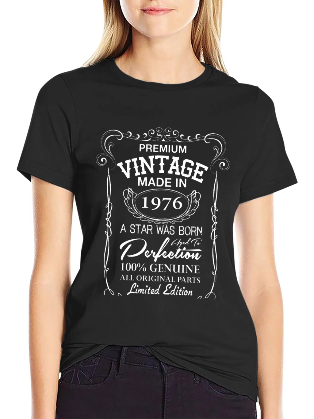 Vintage 1976 Birthday T-Shirt - Premium Limited Edition product image 2