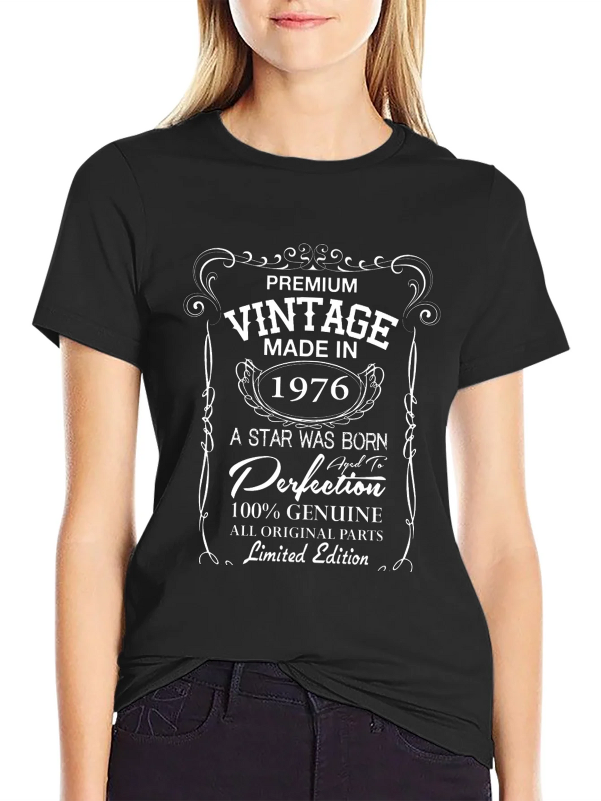 Vintage 1976 Birthday T-Shirt - Premium Limited Edition product image 2