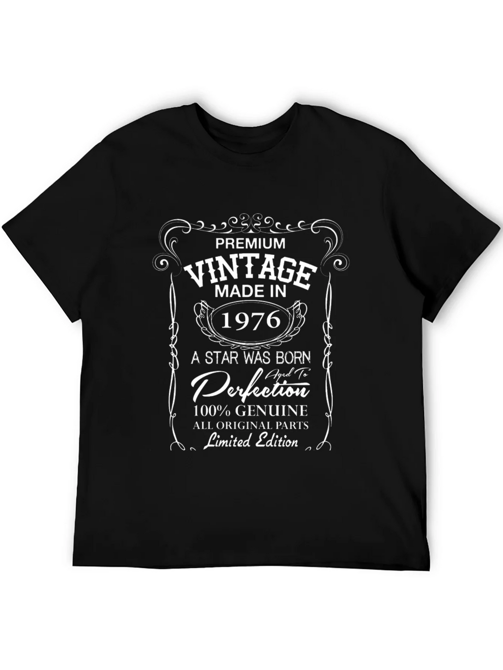 Vintage 1976 Birthday T-Shirt - Premium Limited Edition product image 4