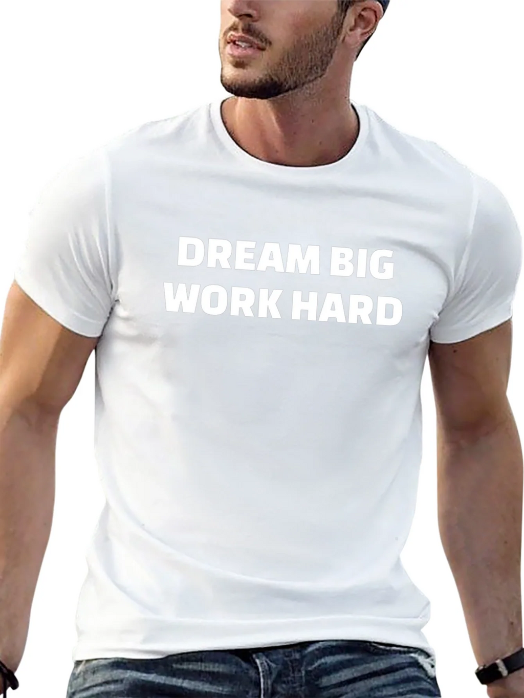 Dream Big Work Hard Graphic Tee product image 12