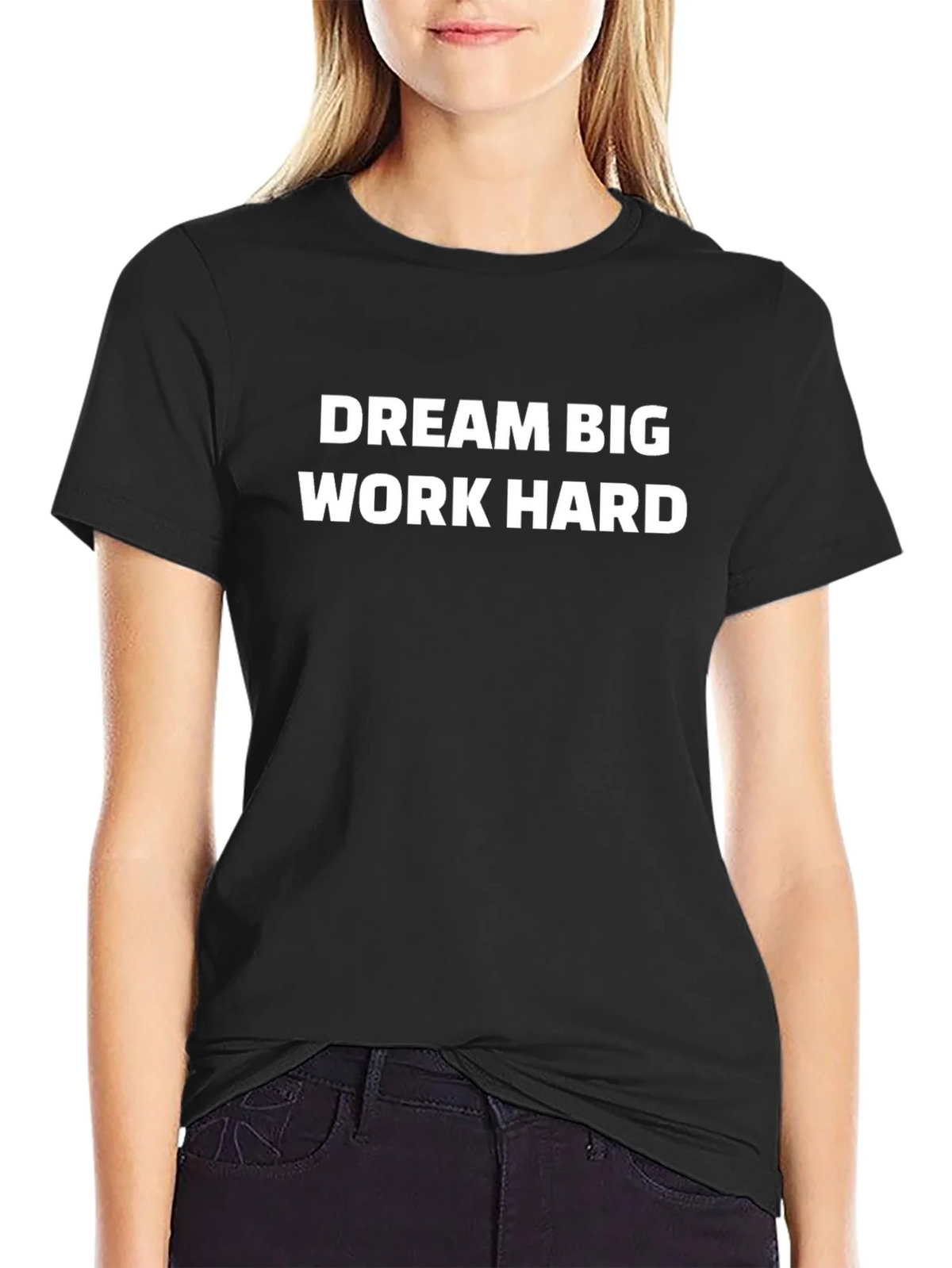 Dream Big Work Hard Graphic Tee product image 2