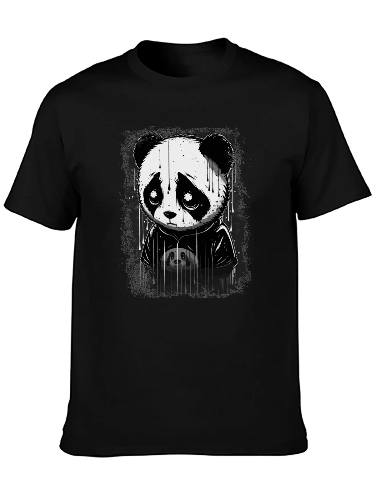Sad Panda Graphic T-Shirt - Unisex Cotton Tee product image 2