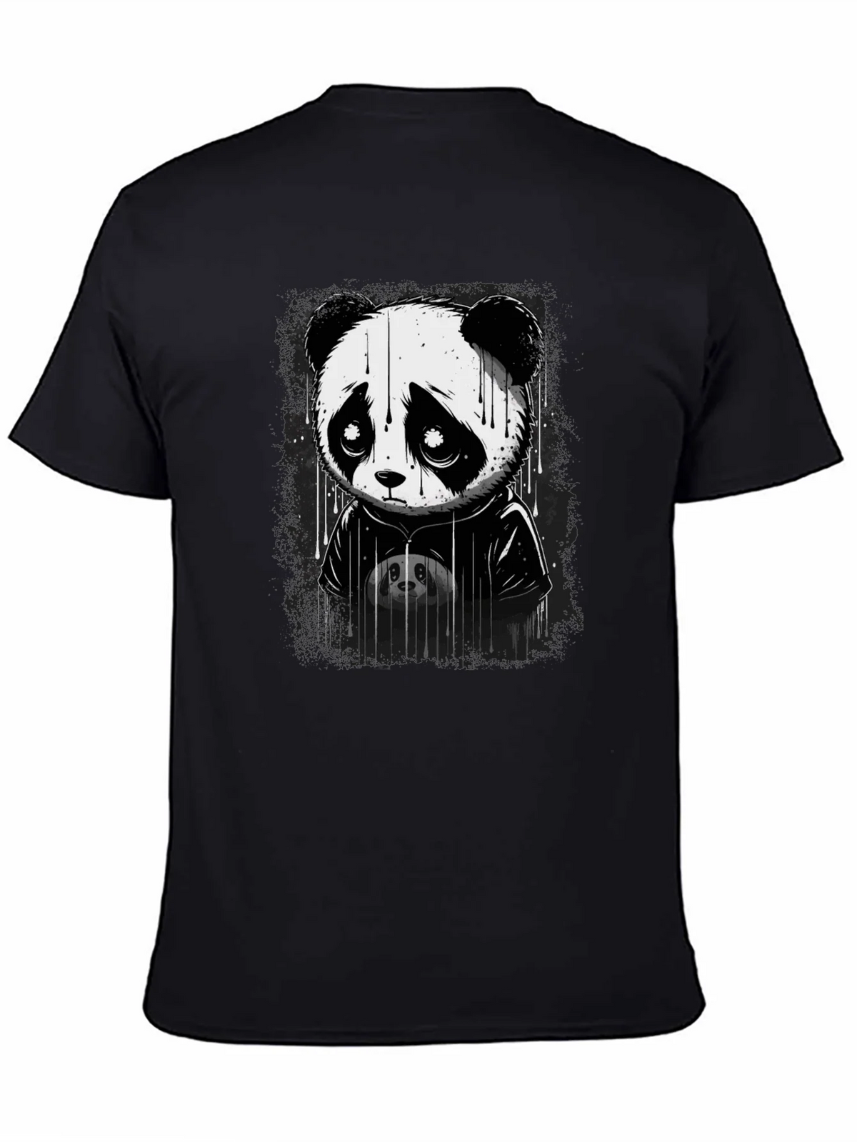 Sad Panda Graphic T-Shirt - Unisex Cotton Tee product image 3