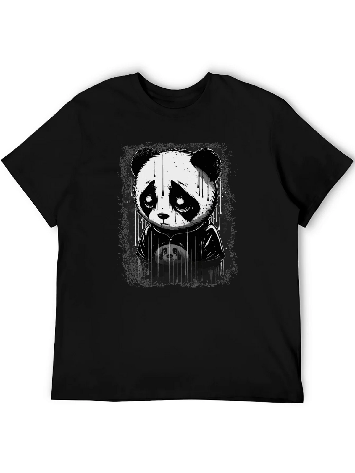 Sad Panda Graphic T-Shirt - Unisex Cotton Tee product image 4