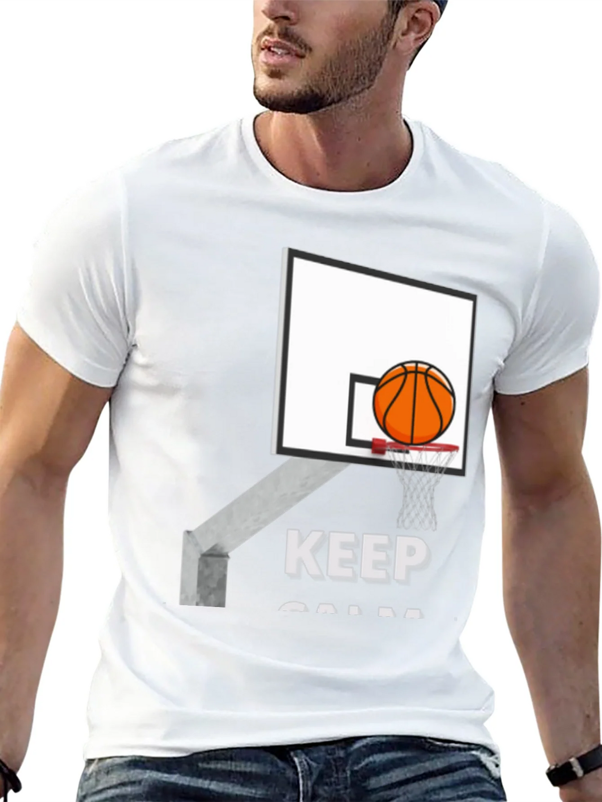 Keep Calm Basketball T-Shirt product image 12