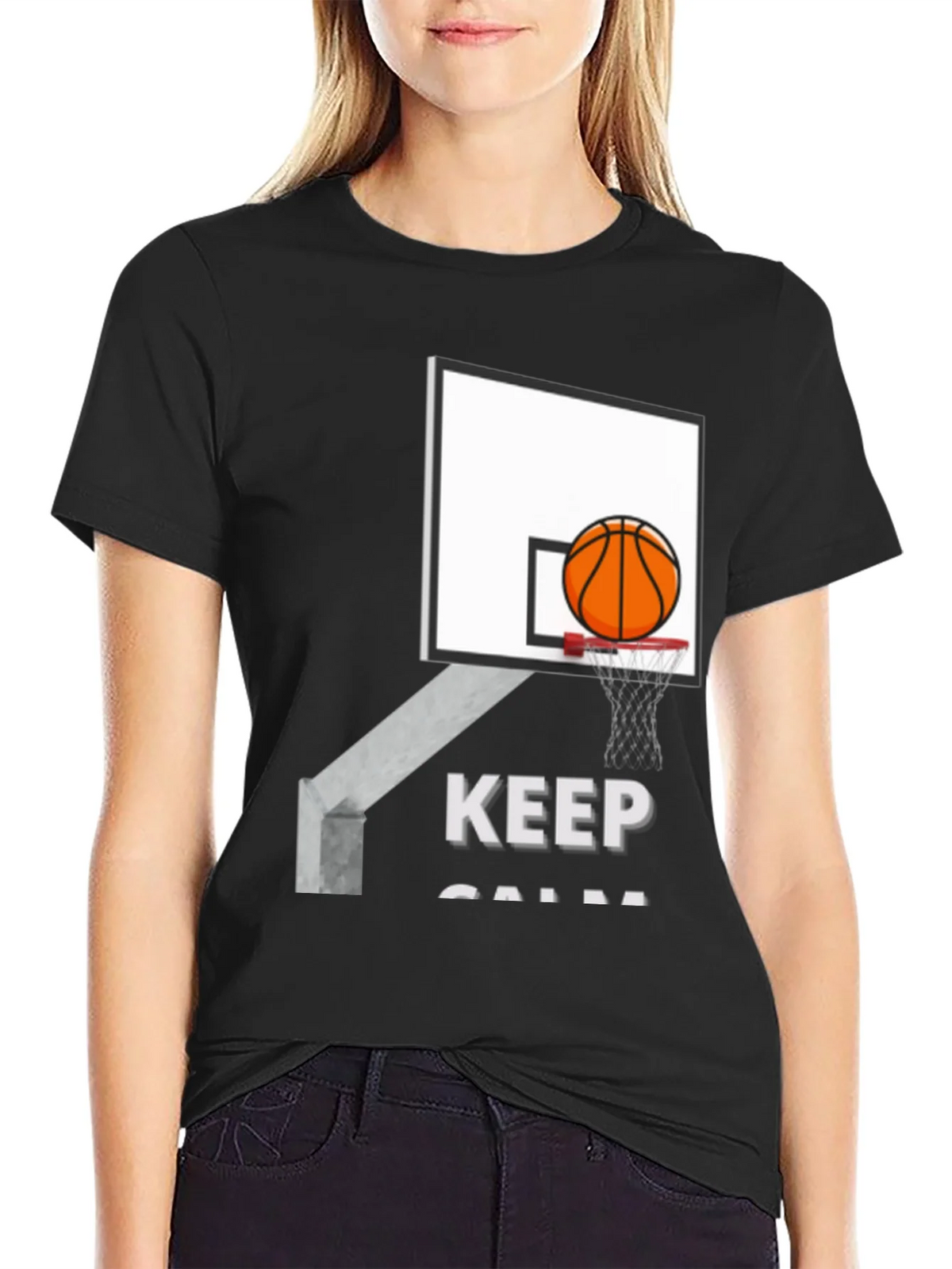 Keep Calm Basketball T-Shirt product image 2