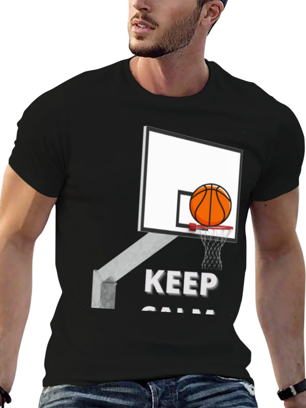 Keep Calm Basketball T-Shirt product image 6