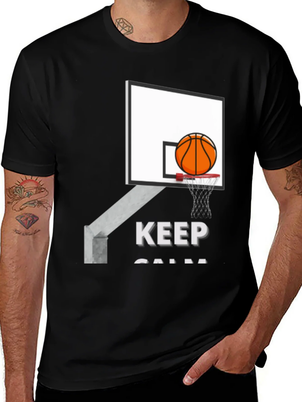 Keep Calm Basketball T-Shirt product image 1