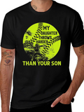 Softball Mom T-Shirt: My Daughter Throws Harder Than Your product image 1