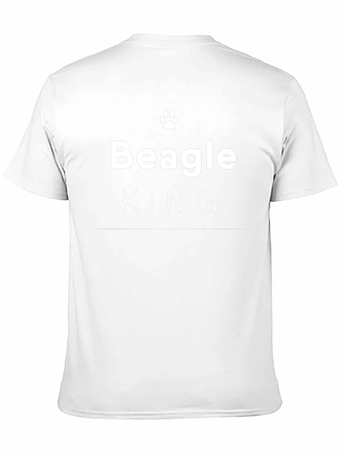 Beagle King Graphic Tee - Black Dog Lover Shirt product image 10