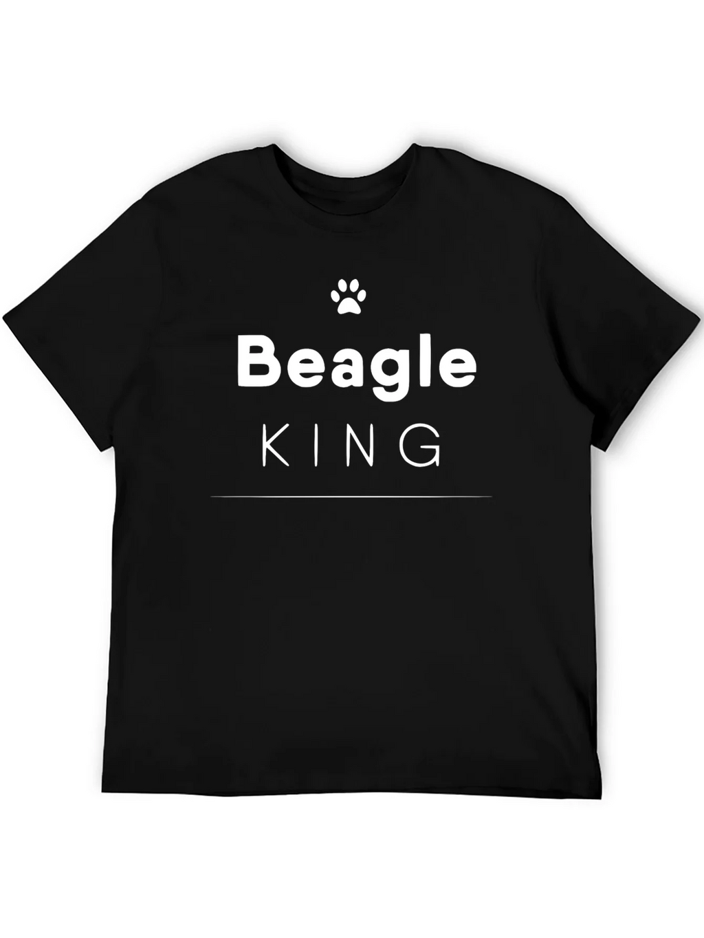 Beagle King Graphic Tee - Black Dog Lover Shirt product image 5