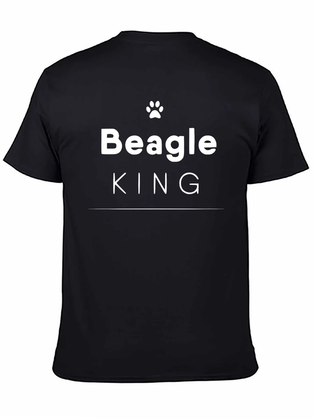 Beagle King Graphic Tee - Black Dog Lover Shirt product image 4