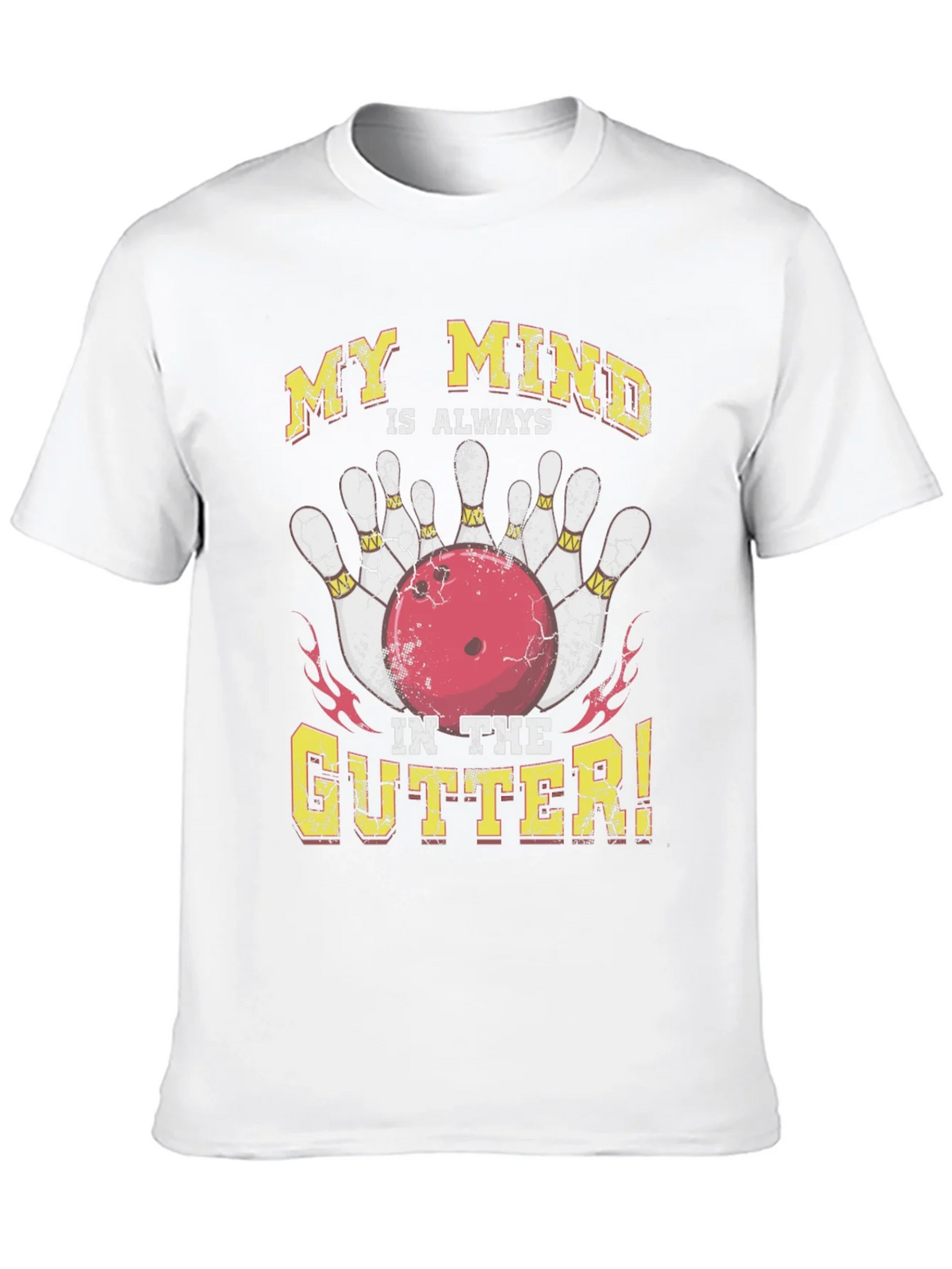 Bowling Mind in the Gutter Graphic Tee product image 6