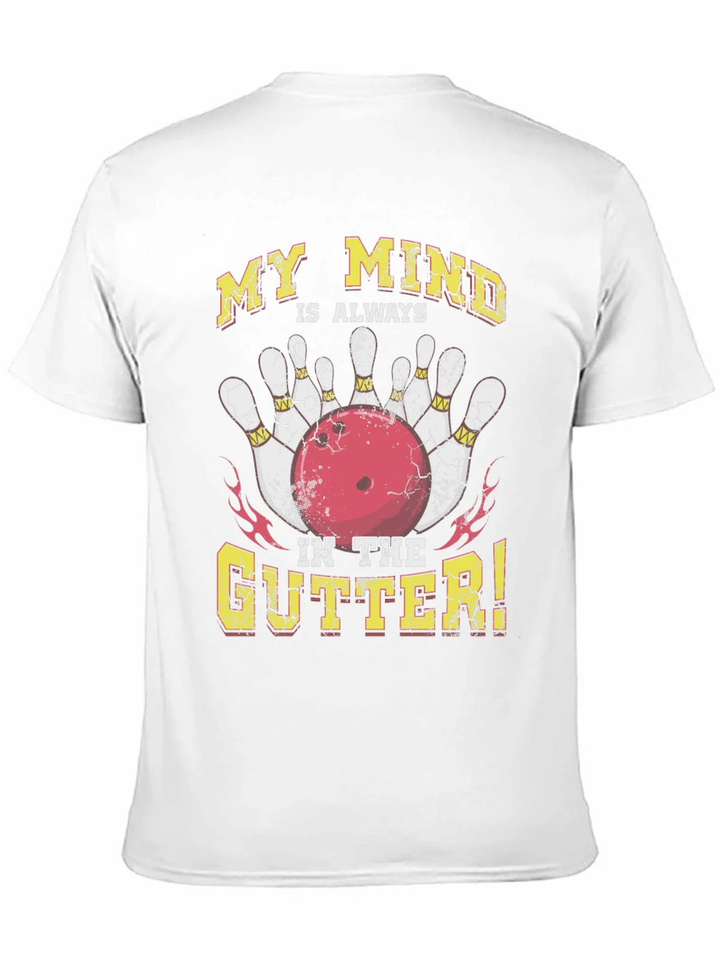 Bowling Mind in the Gutter Graphic Tee product image 7