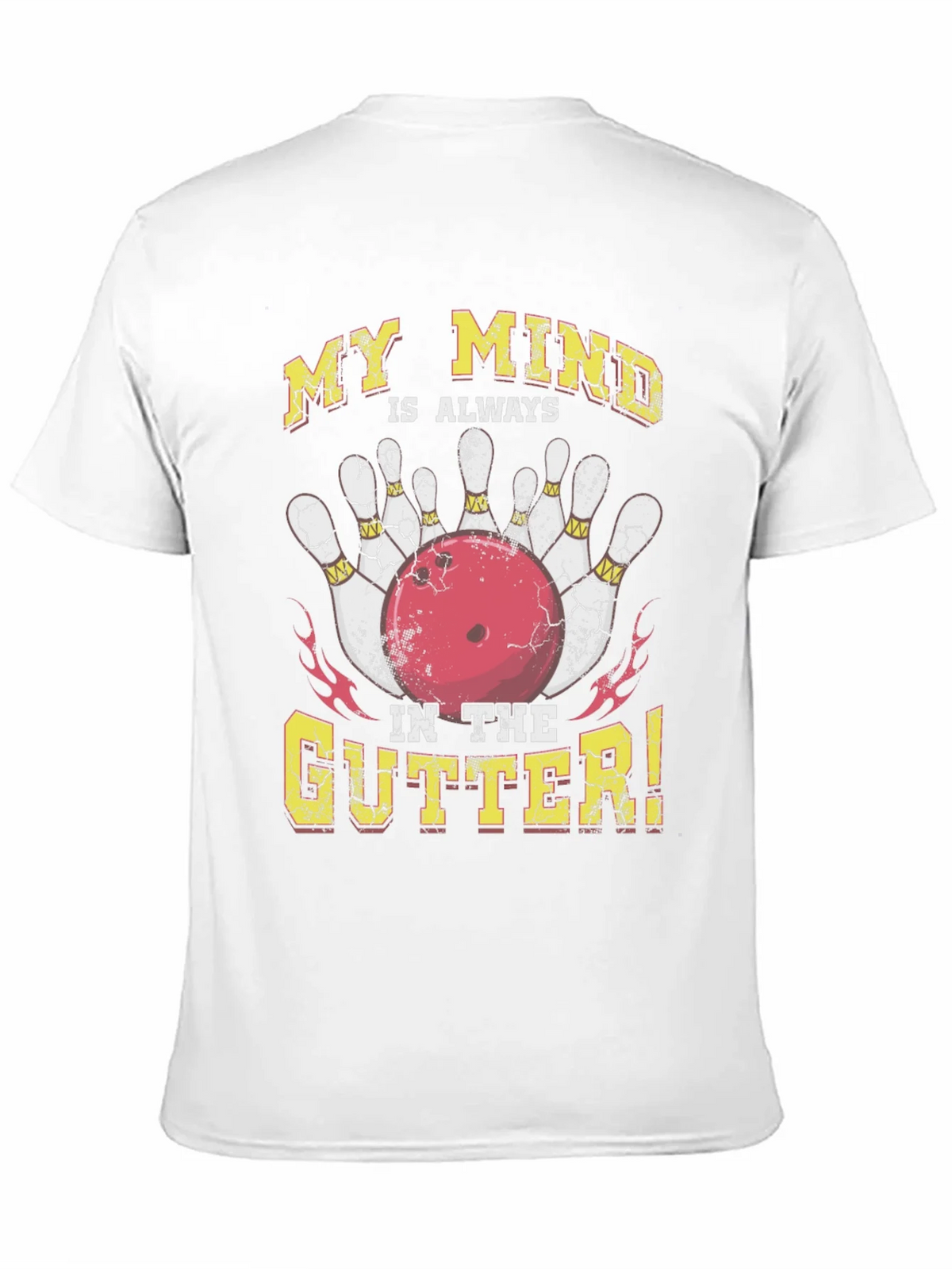 Bowling Mind in the Gutter Graphic Tee product image 7