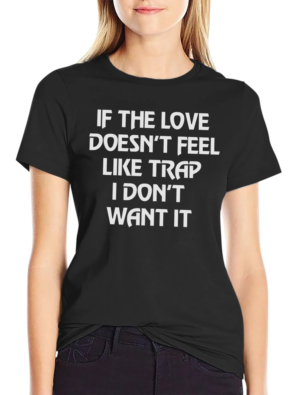 Trap Love Graphic Tee - Trendy Statement Shirt product image 2