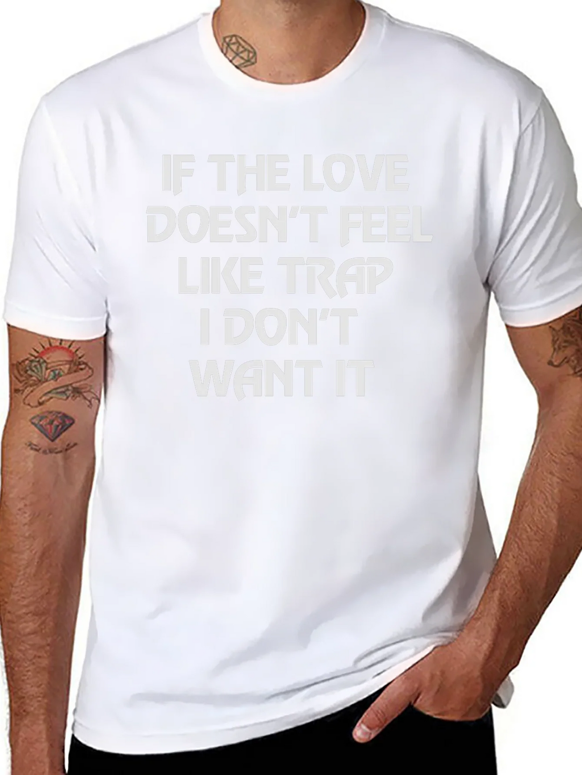Trap Love Graphic Tee - Trendy Statement Shirt product image 7