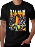 Funky Banana Graphic Tee - Mens Black T-Shirt product image 1
