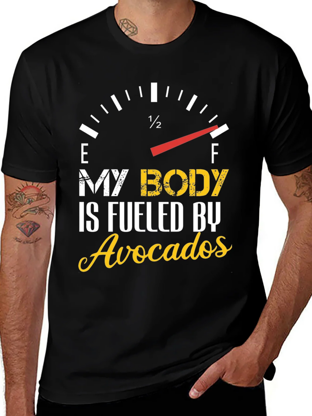 Avocado Fuel T-Shirt - Foodie Humor Tee product image 1