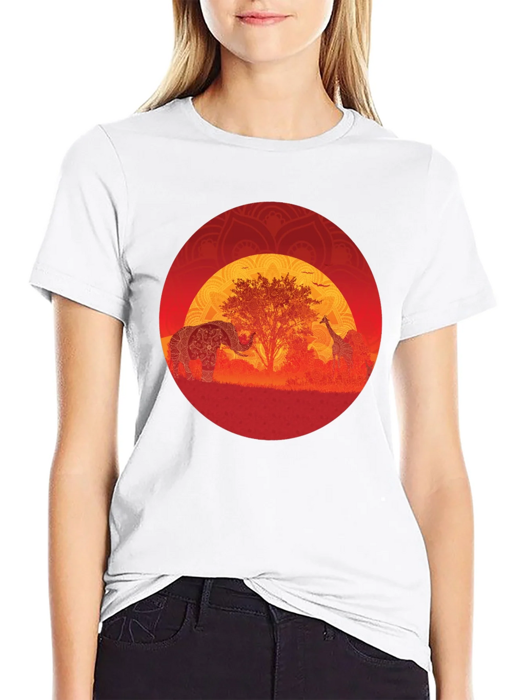 African Sunset Graphic Tee product image 5