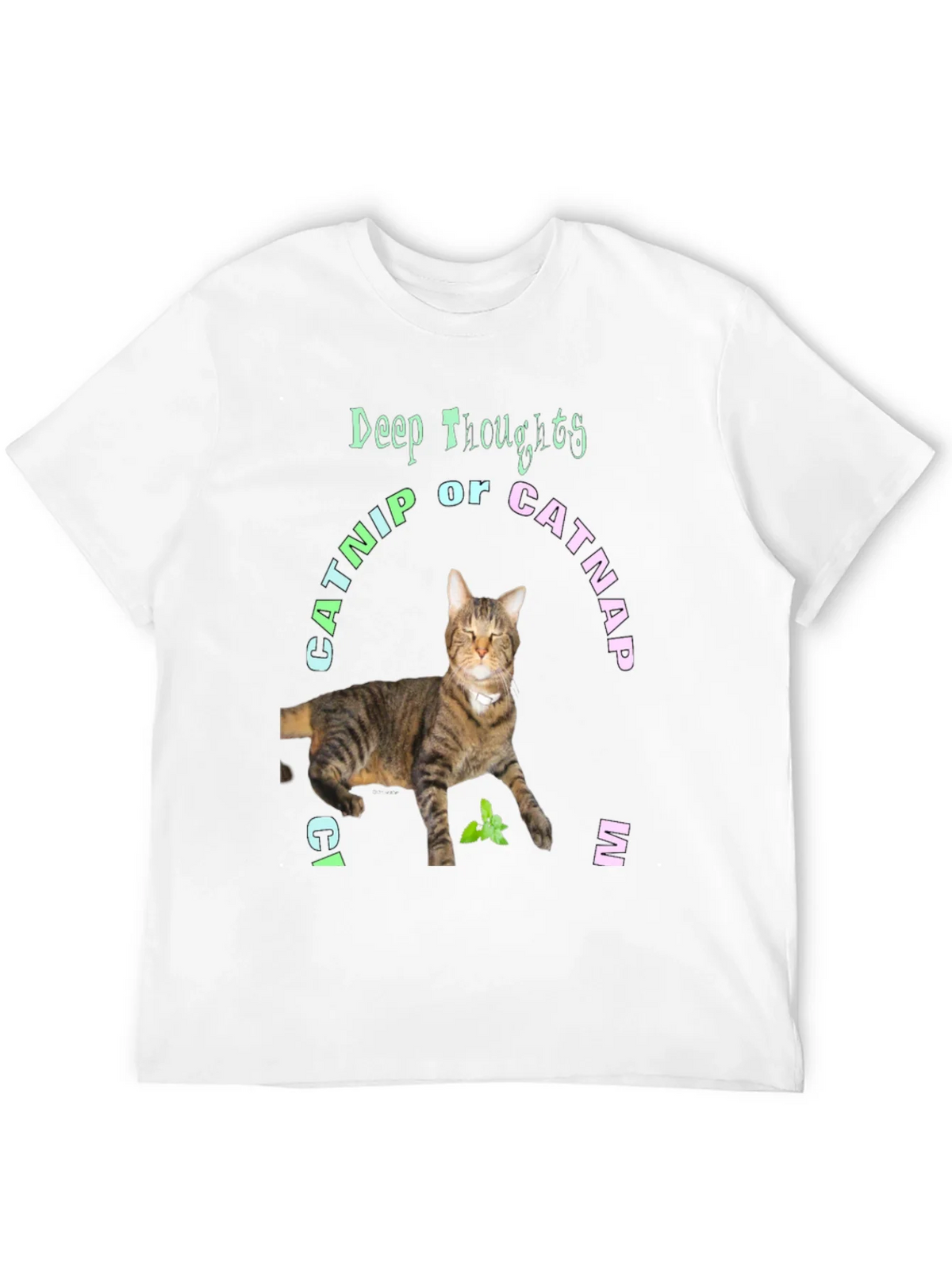 Deep Thoughts Catnip or Catnap T-Shirt product image 11